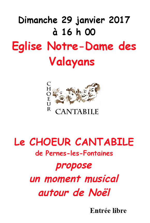Concert Choeur Cantabile