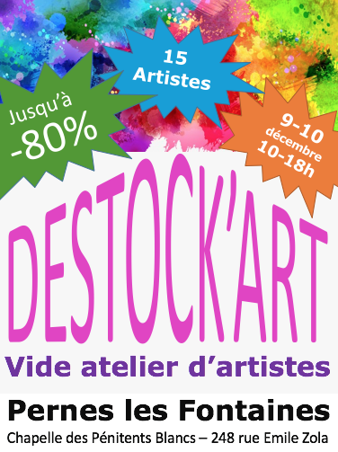 Destock’art,vide atelier d’artiste