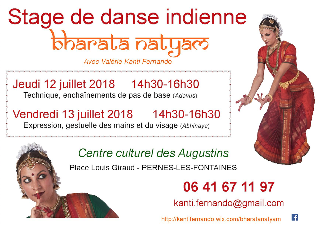 Stages de danse indienne Bharata Natyam