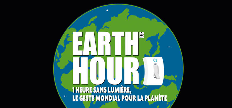 Earth hour, Pernes éteint son éclairage public