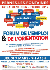 Forum de l'emploi et de l'orientation le jeudi 7 mars