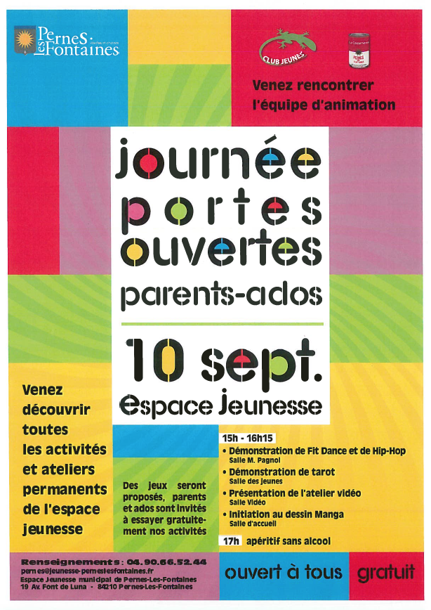 Journée portes ouvertes à l'Espace jeunesse municipal