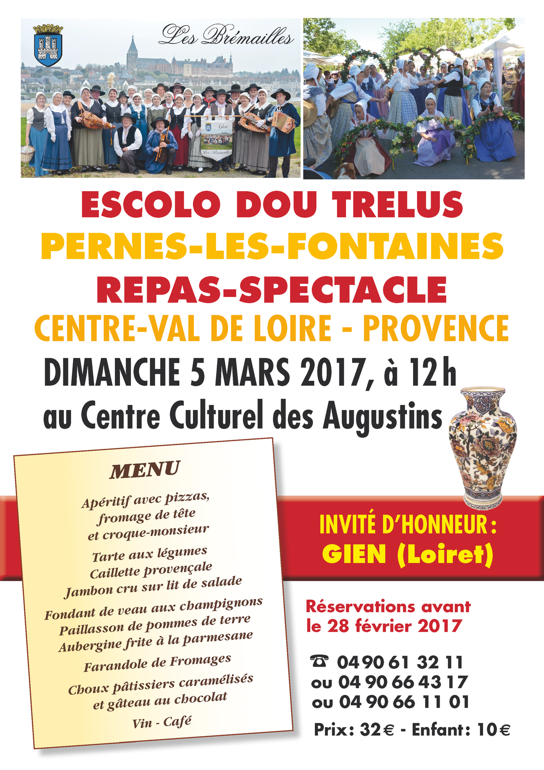 25e Repas spectacle folklorique