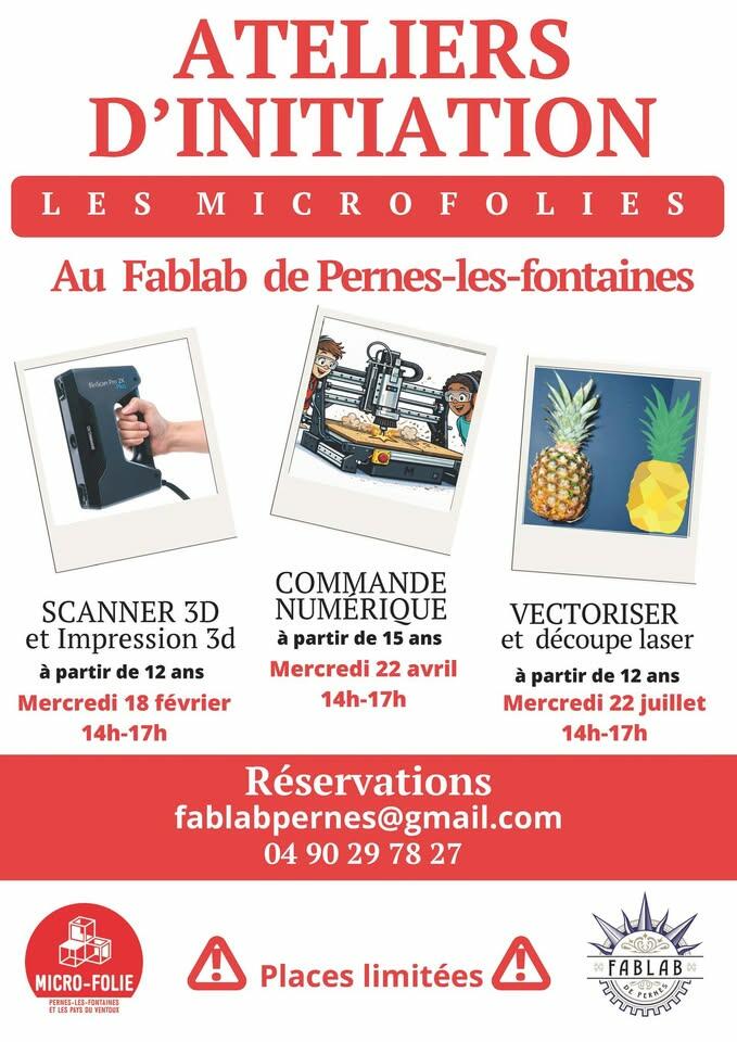 Fablab : Atelier d'initiation numérique