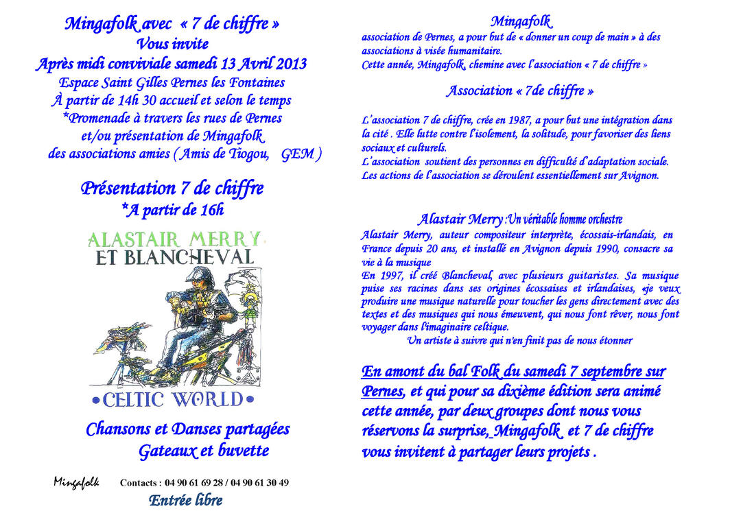 Après-midi associative et celtique