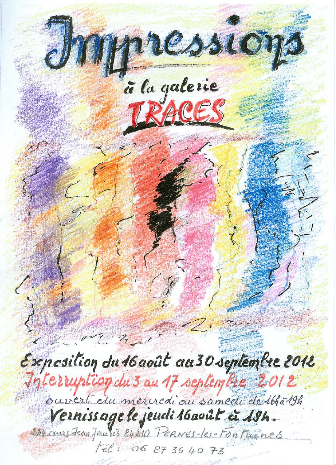 Exposition à la Galerie Traces