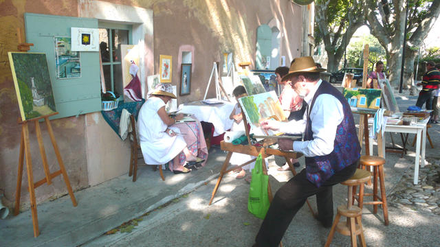 Exposition dans la rue