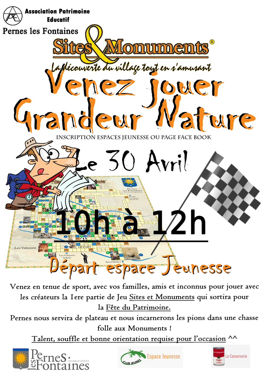 Venez jouer grandeur nature