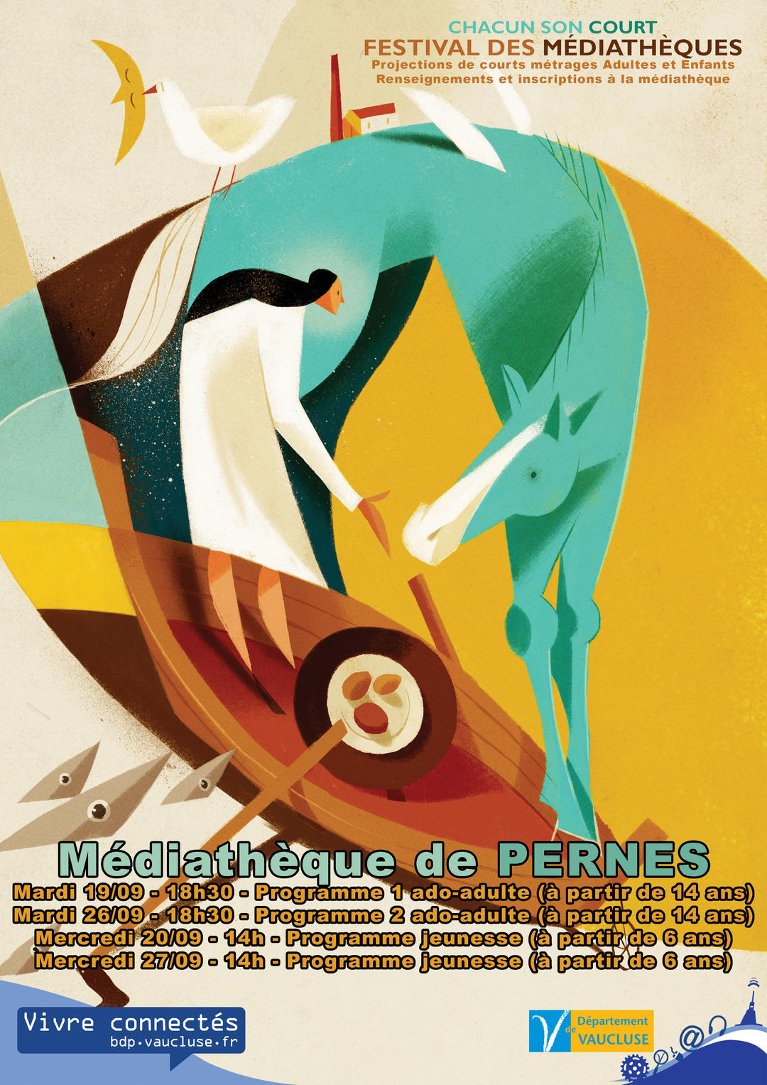 Médiathèque : projections de courts-métrages