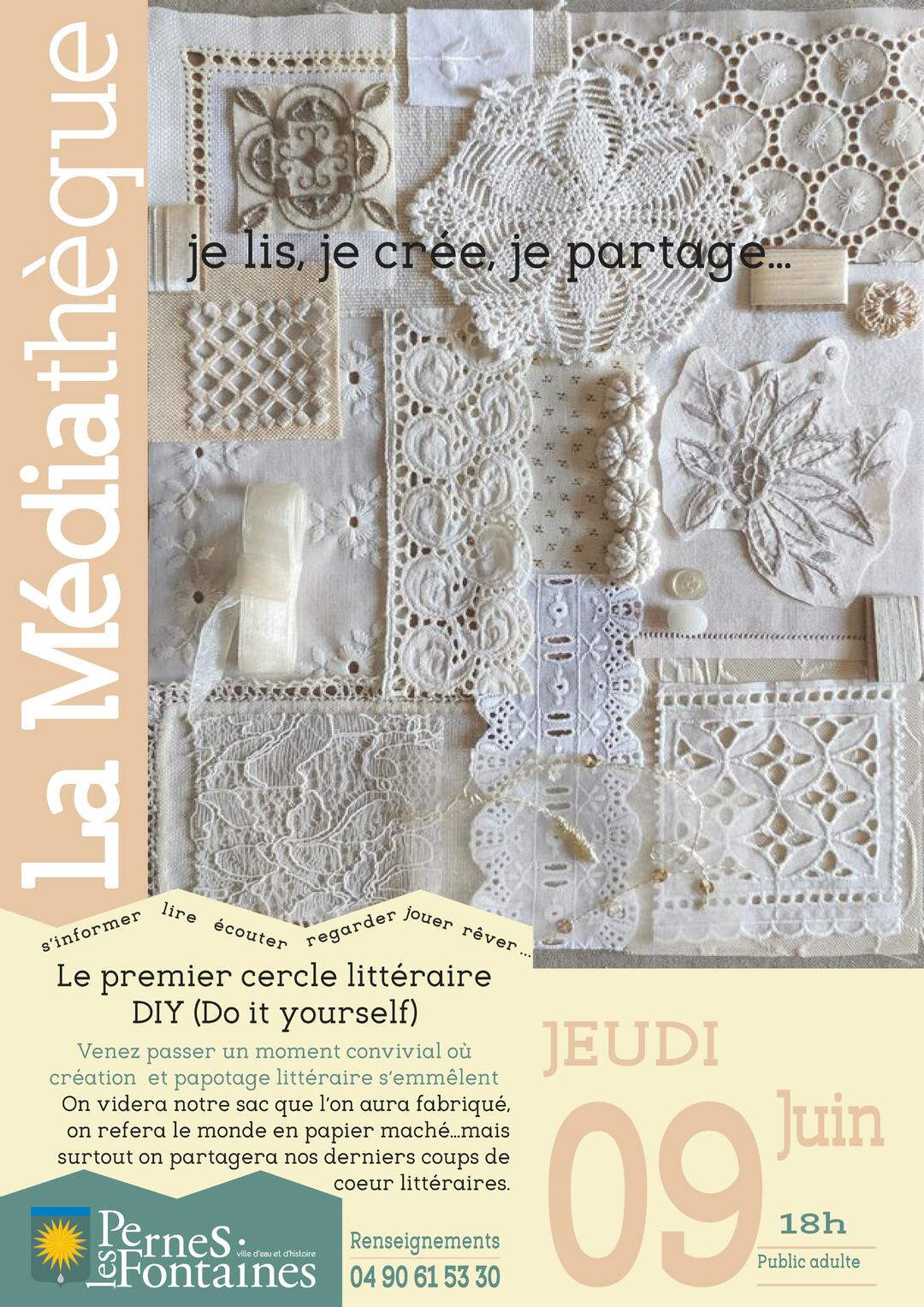 Médiathèque : Cercle littéraire DIY