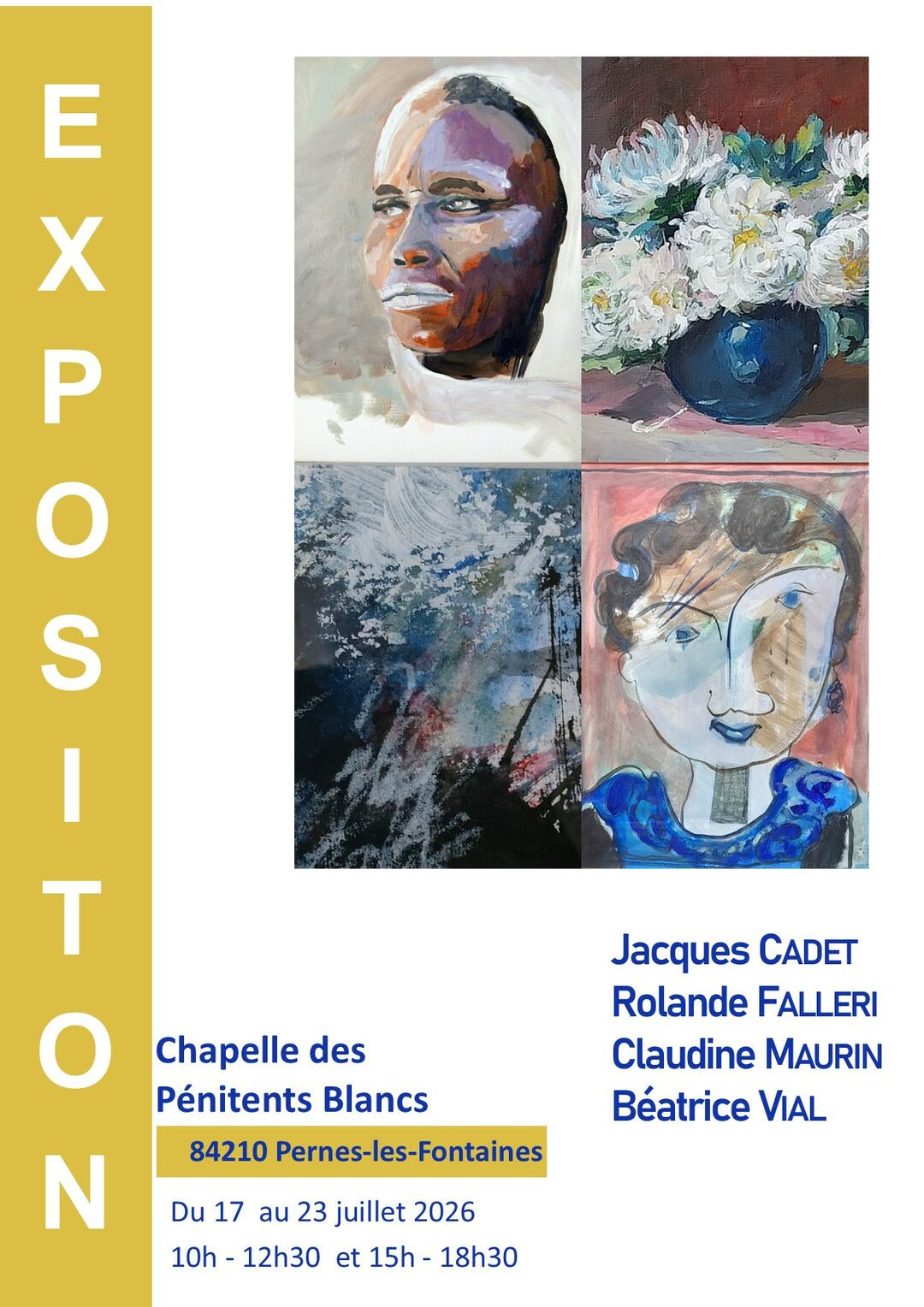 Exposition à la Chapelle des Pénitents Blancs