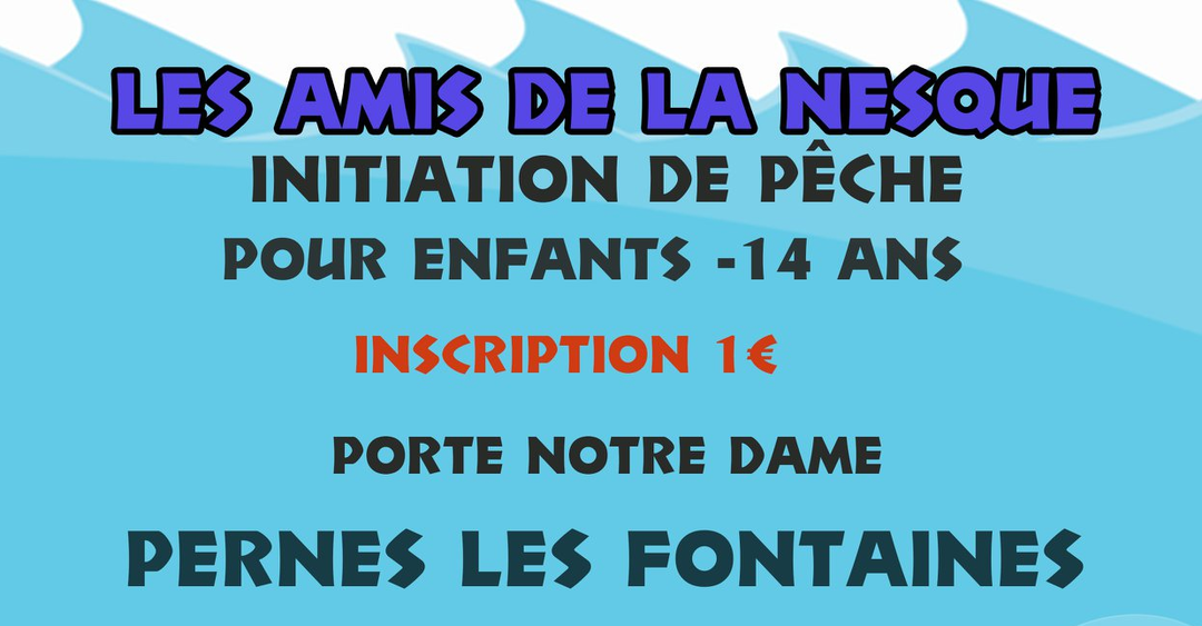 Initiation à la pêche