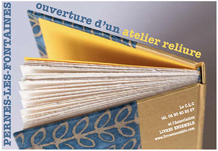 Atelier reliure : initiation