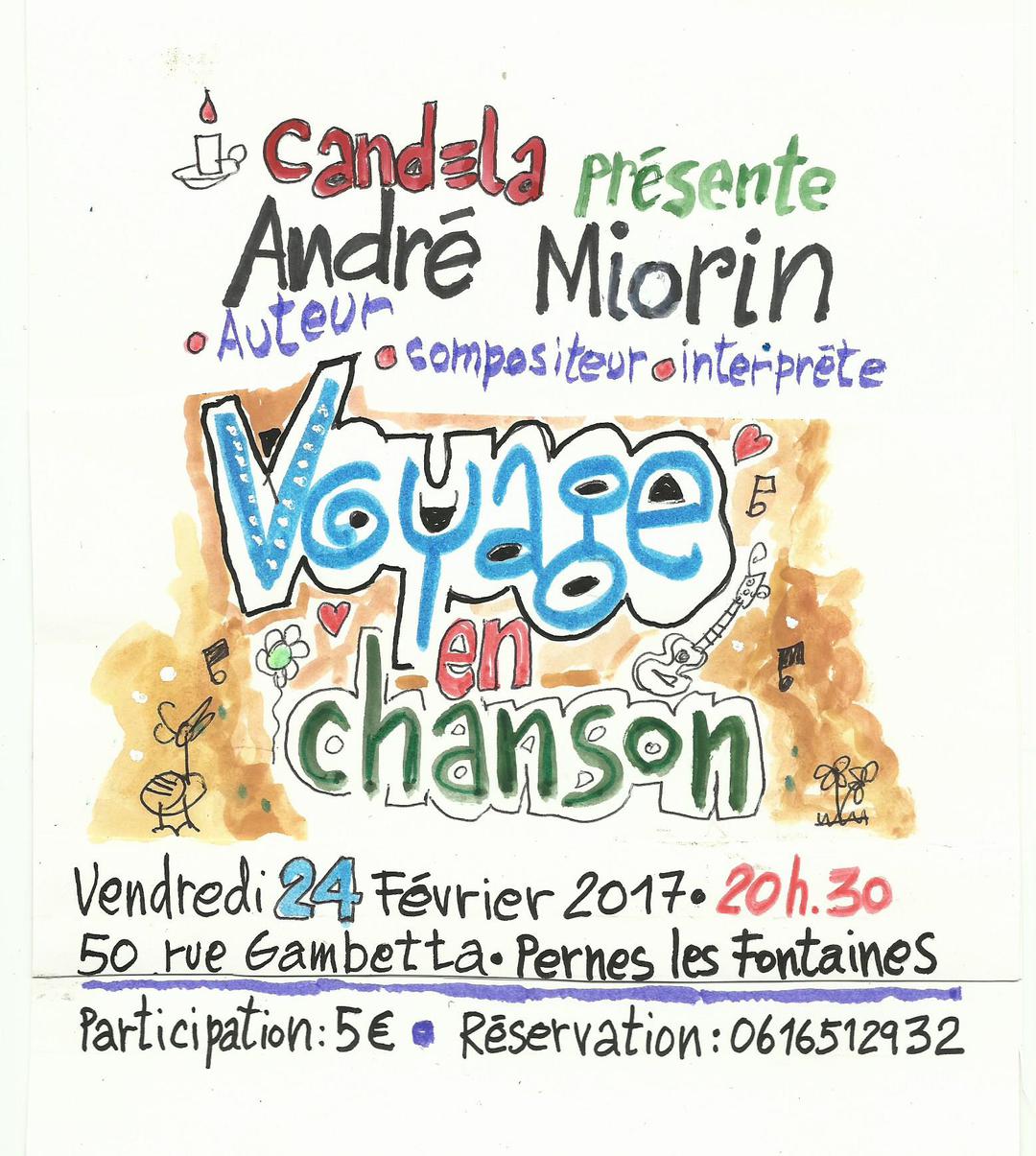 Soirée Candela : voyage en chanson