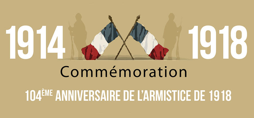 Commémoration de l'Armistice du 11 novembre 1918