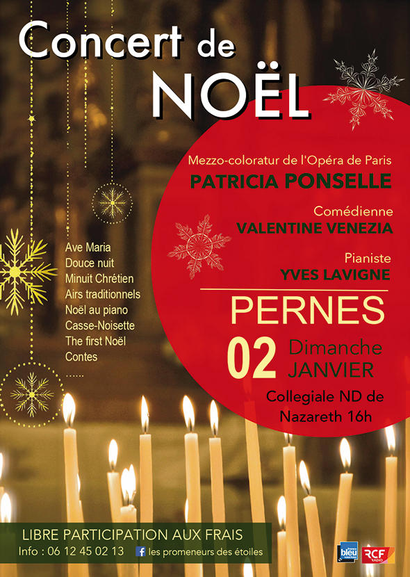 "Les promeneurs d'étoiles" concert de Noël