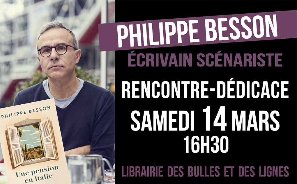 Rencontre-dédicace avec l'auteur Philippe Besson