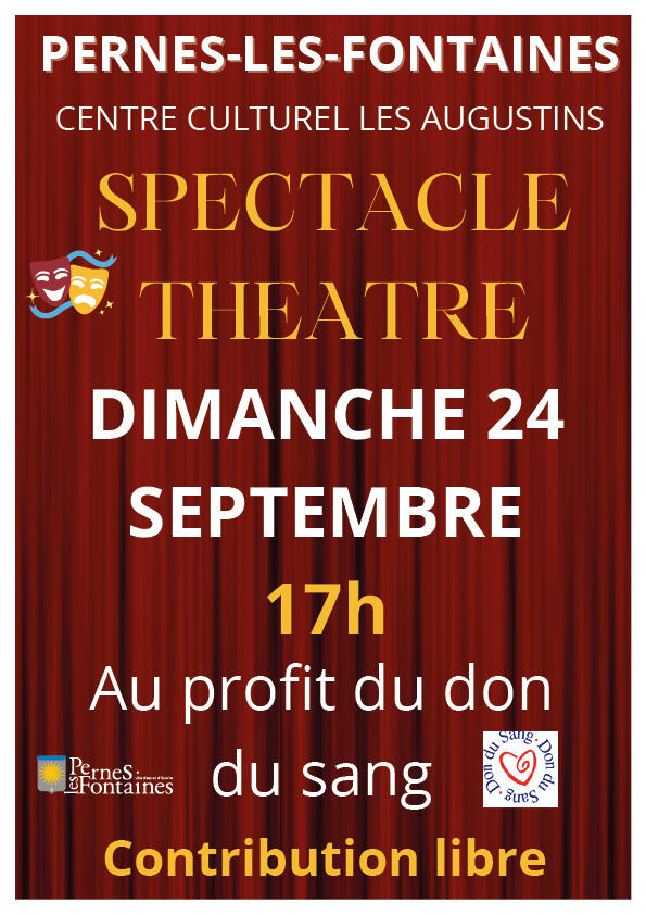 Théâtre au profit du Don du Sang