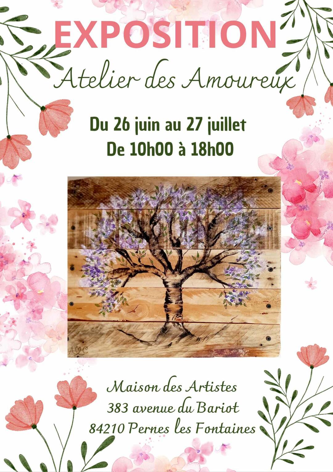 Exposition à la Maison Rose