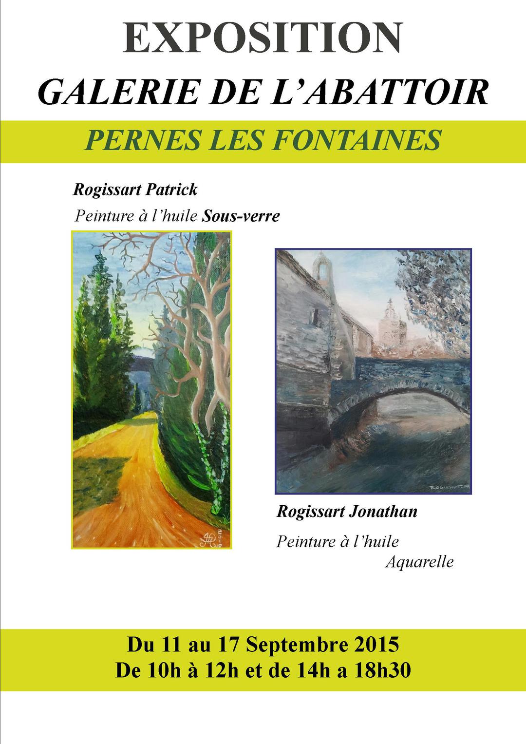 Exposition de peinture à la Galerie de l'Abattoir