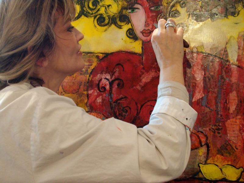 Exposition de peintures acrylique sur toiles et bois