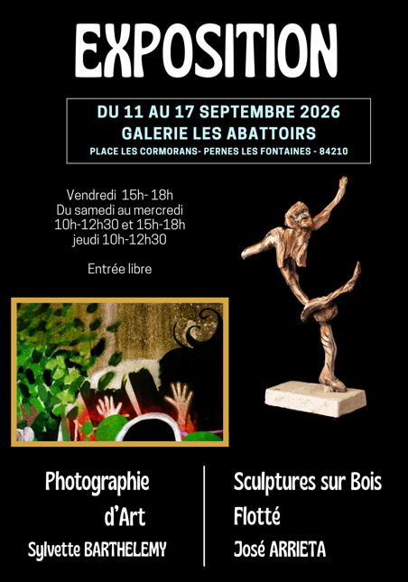 Exposition à la Galerie de l'Abattoir
