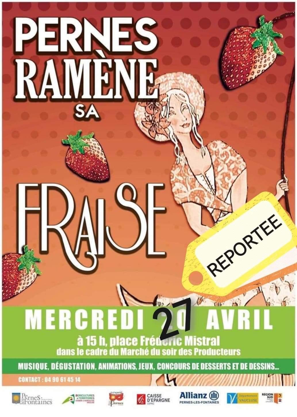 Pernes ramène sa fraise