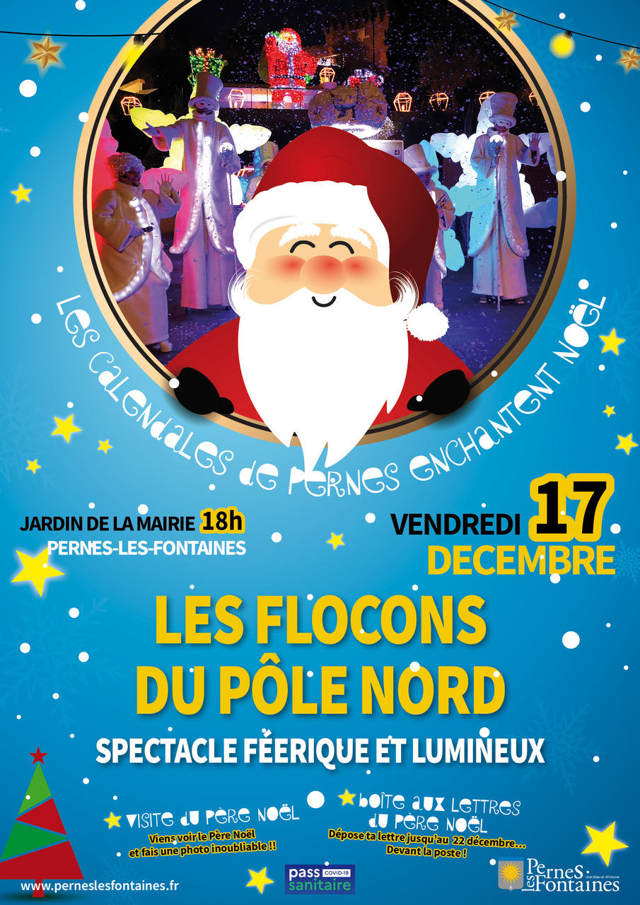 Spectacle lumineux de Noël "Les flocons du Pôle Nord"