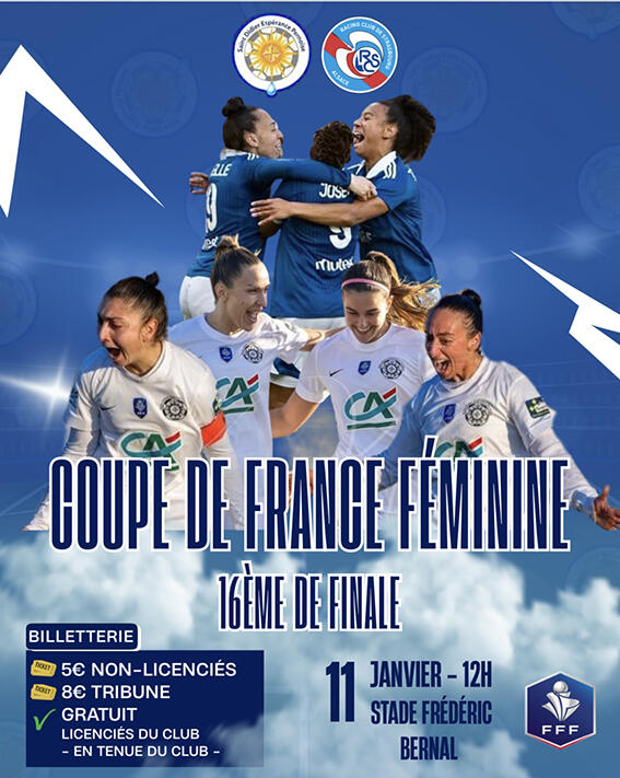 16e de finale de Coupe de France féminine 