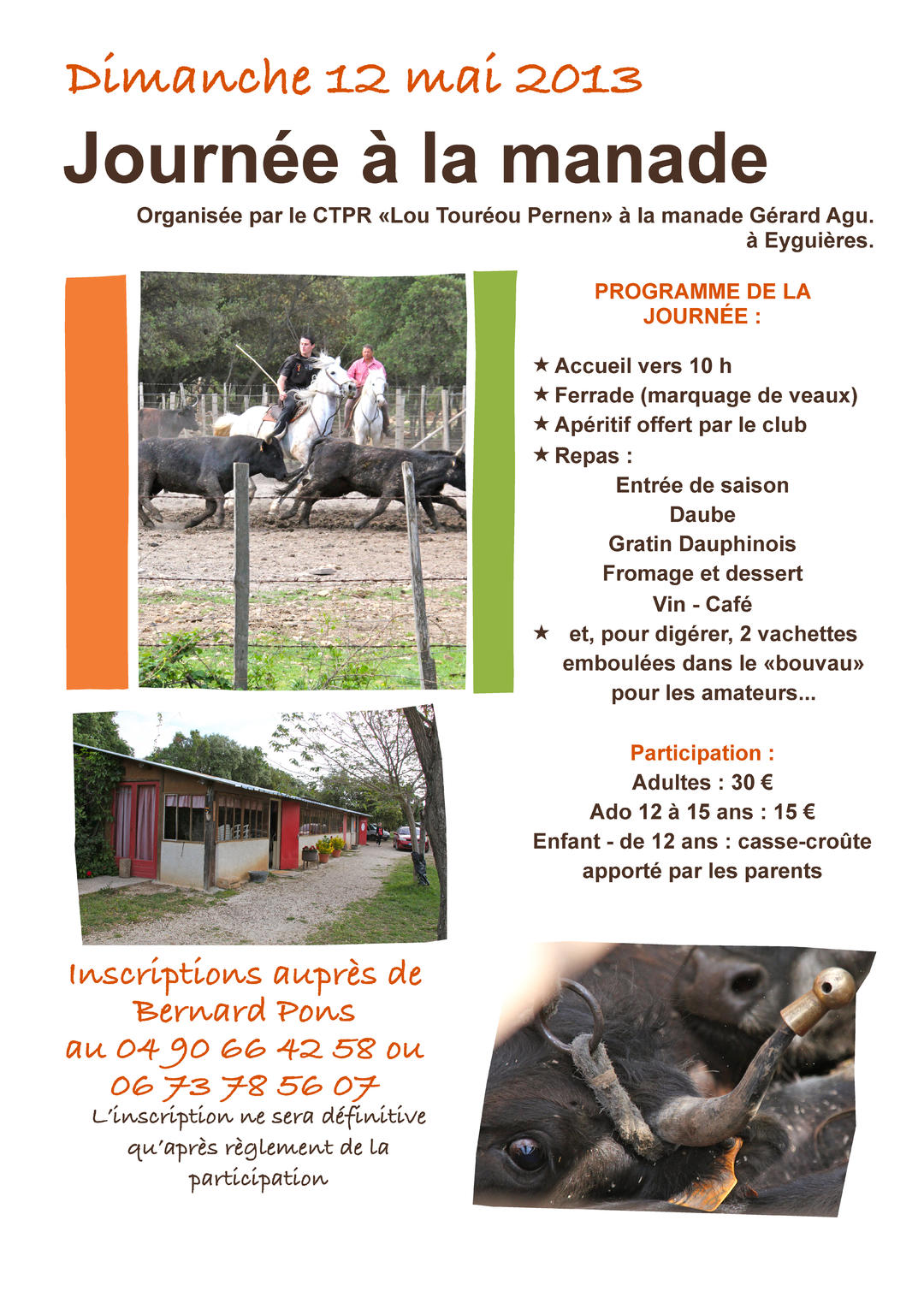 Journée à la manade