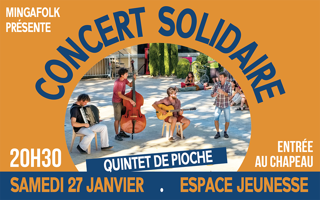 Quintet de Pioche, concert solidaire