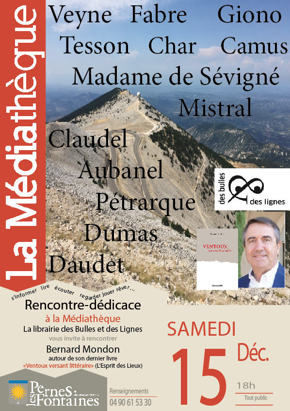 Dédicace "Ventoux versant littéraire"