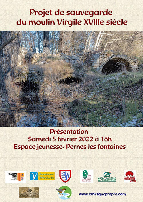 Projet de sauvegarde et de valorisation du Moulin Virgile