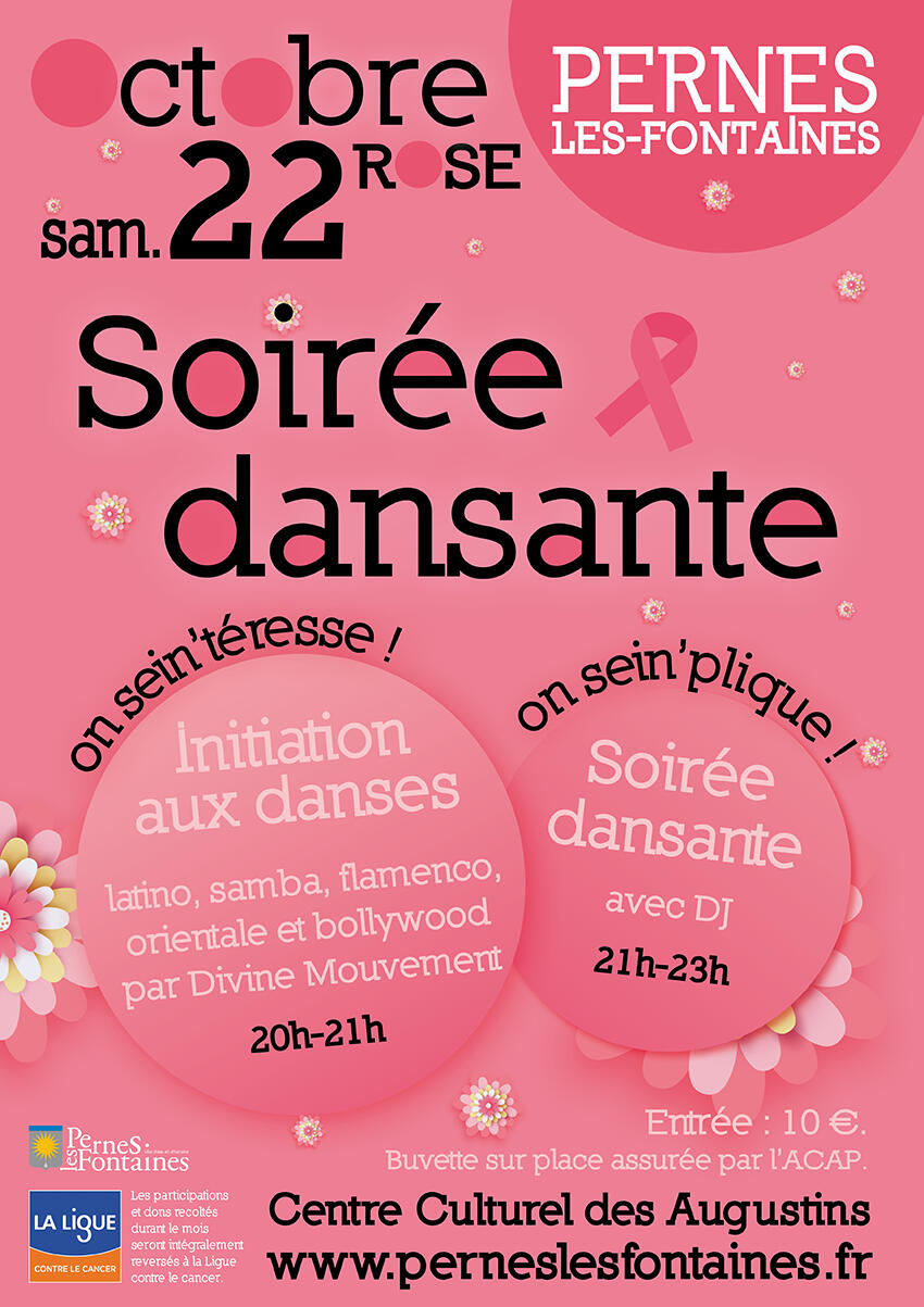 Soirée dansante, Octobre Rose