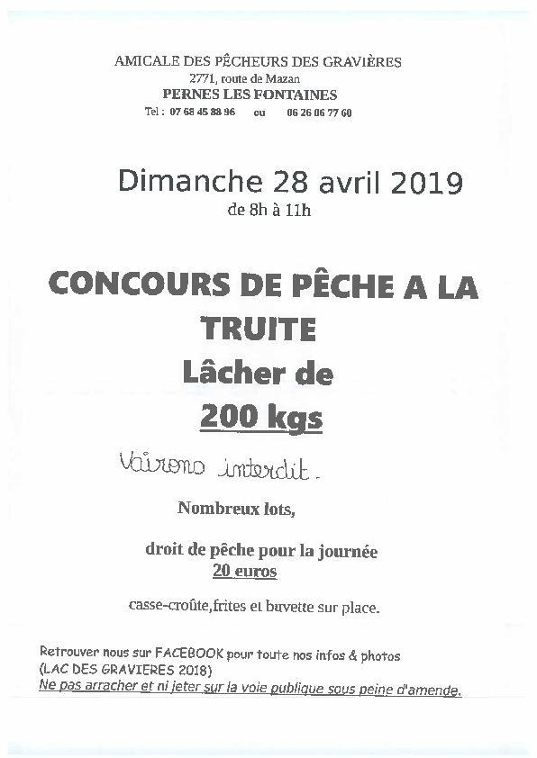 Concours de pêche à la Gravière