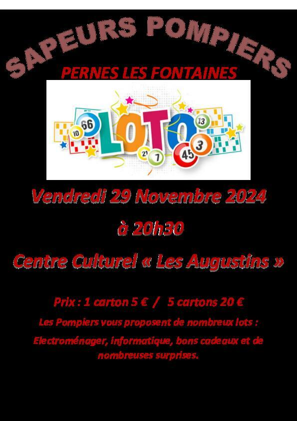 LOTO des Pompiers