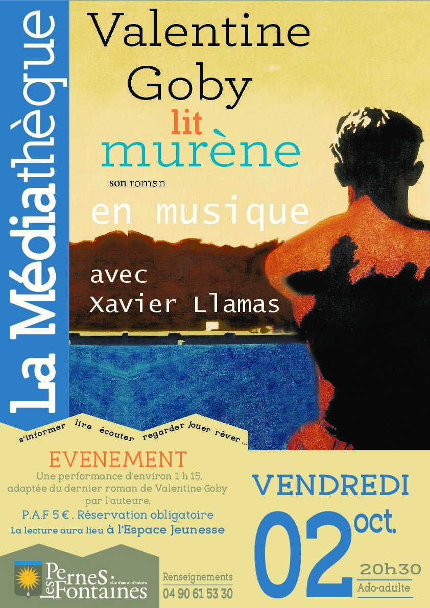 La Médiathèque : Valentine Goby lit Murène