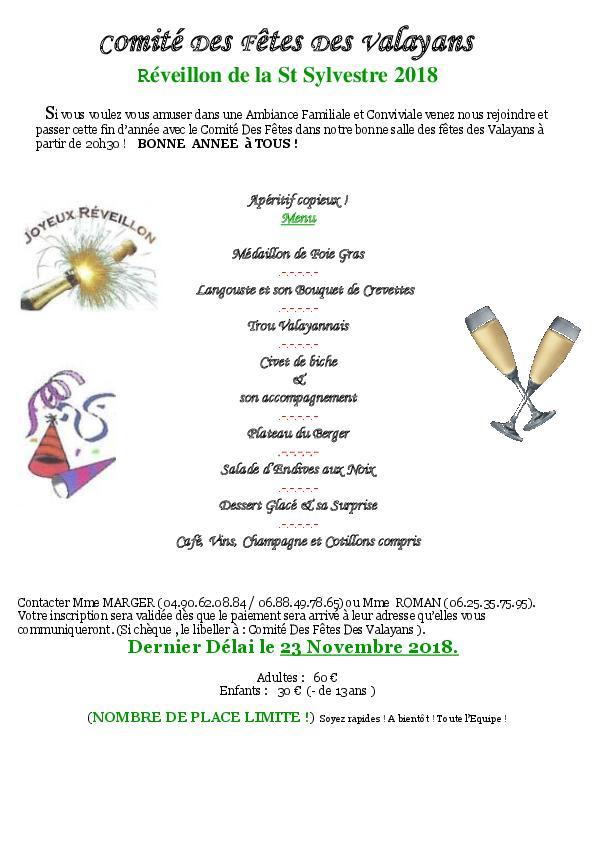 Réveillon de la Saint Sylvestre