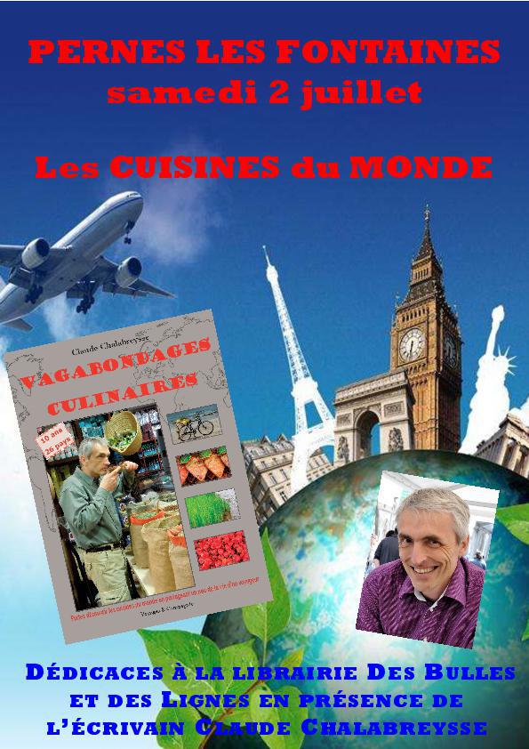 Dédicace du livre "Vagabondages Culinaires"