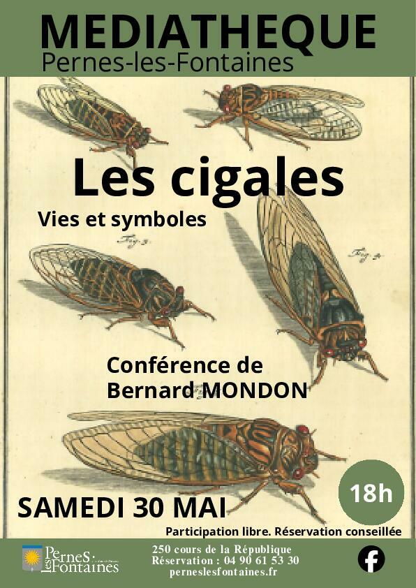 Conférence Conférence « La cigale, vie et symboles »