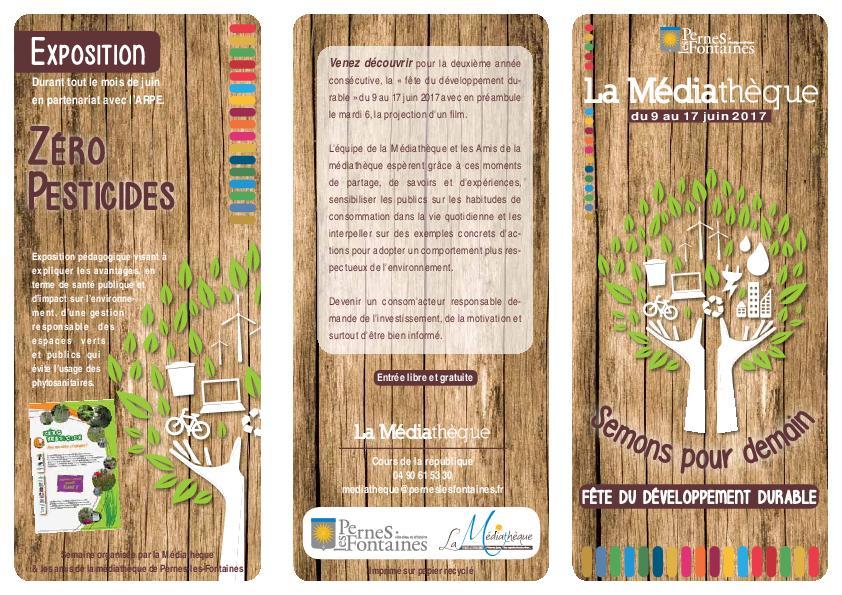 Fête du développement durable à la Médiathèque