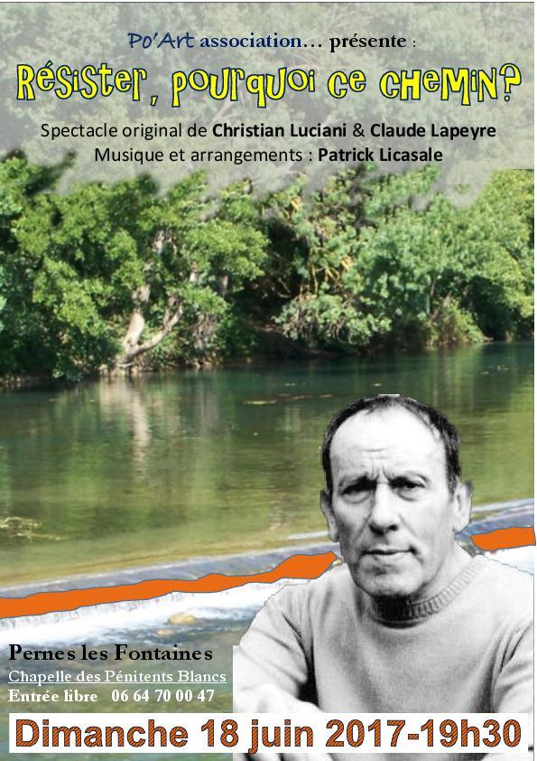 Spectacle Po art autour du poète René Char