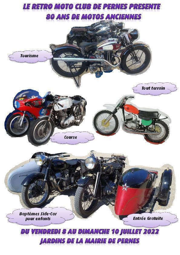 Exposition de motos anciennes