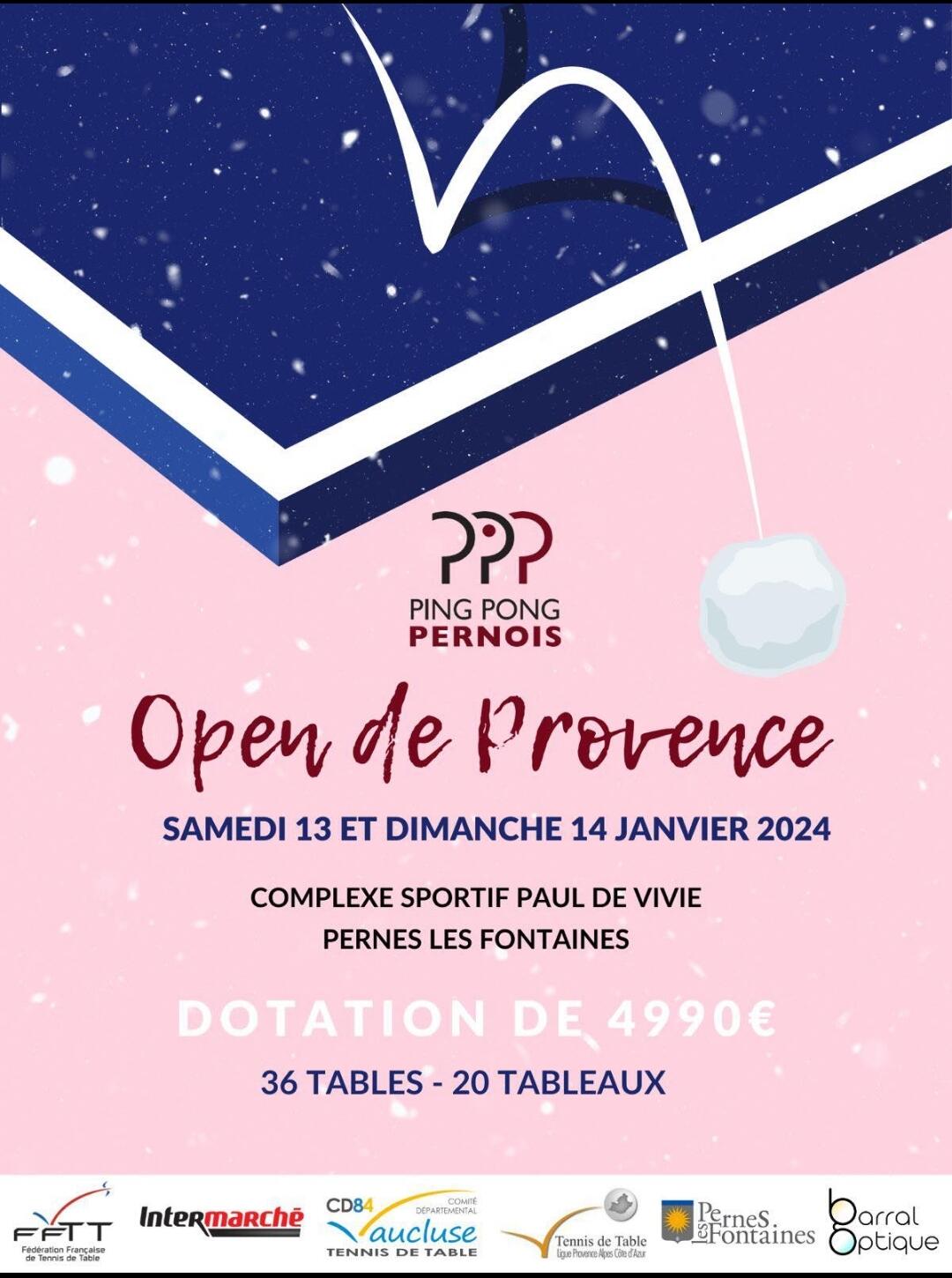 Tournoi PERNOËL du Ping-Pong Club Pernois !