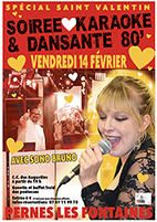 Karaoké & soirée dansante, spécial "St Valentin"