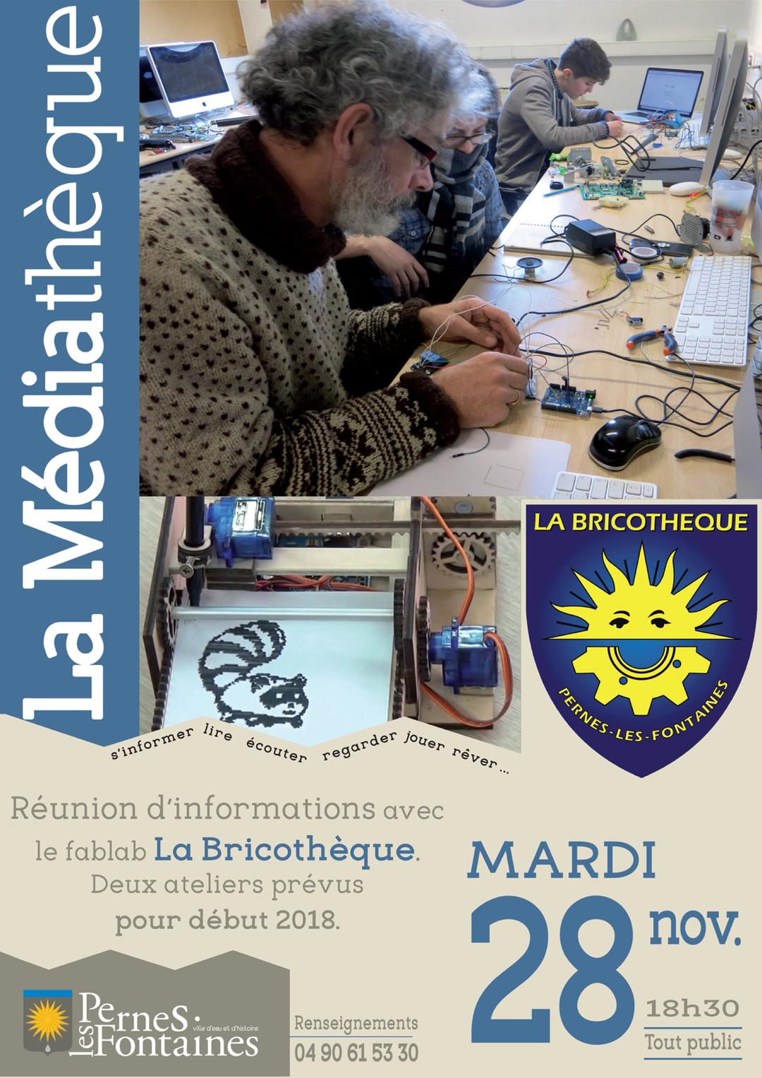 Réunion d'informations à la Médiathèque