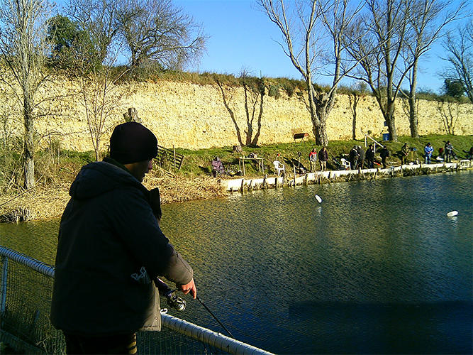 Concours de pêche à la truite