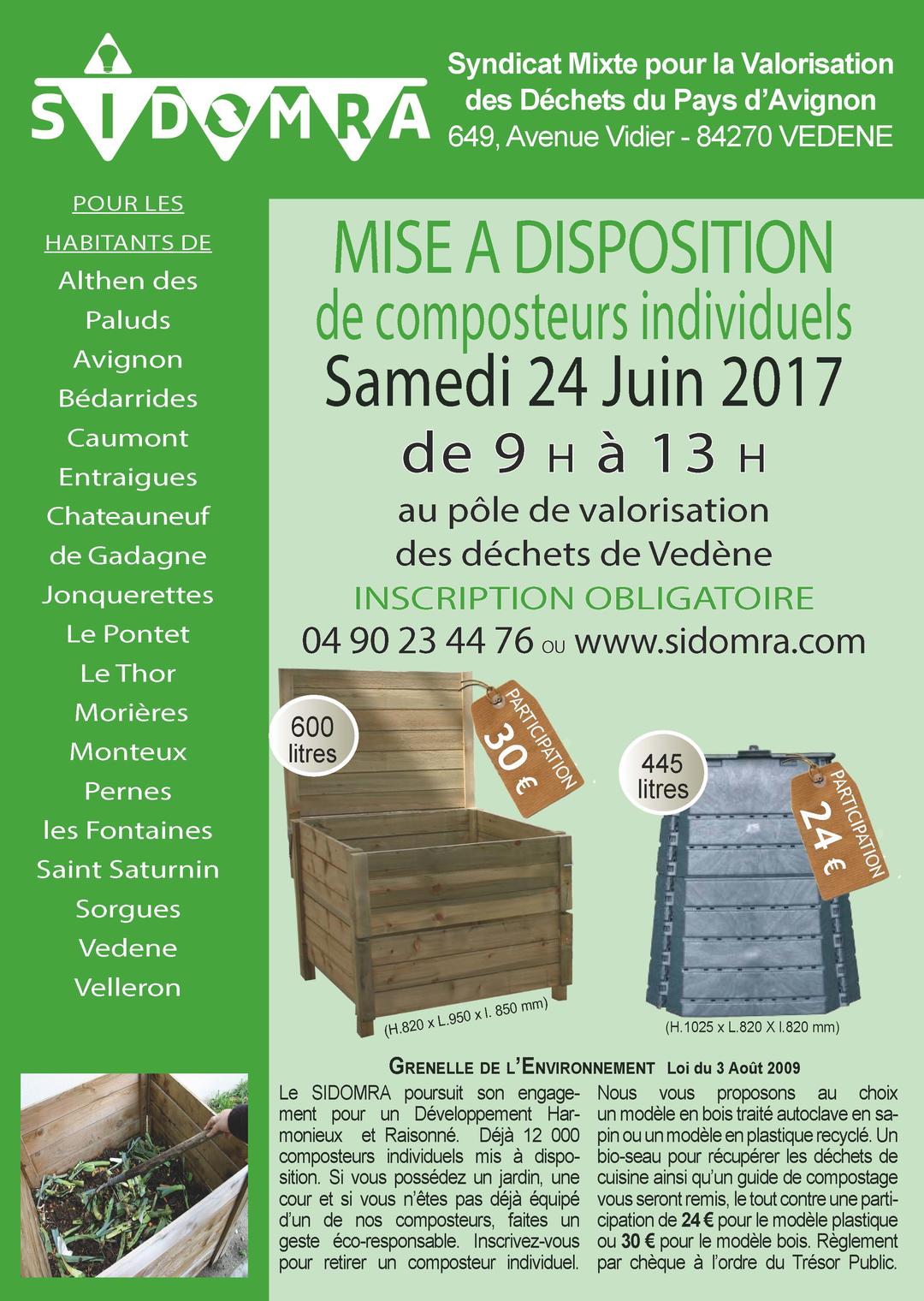 Mise à dispo composteurs