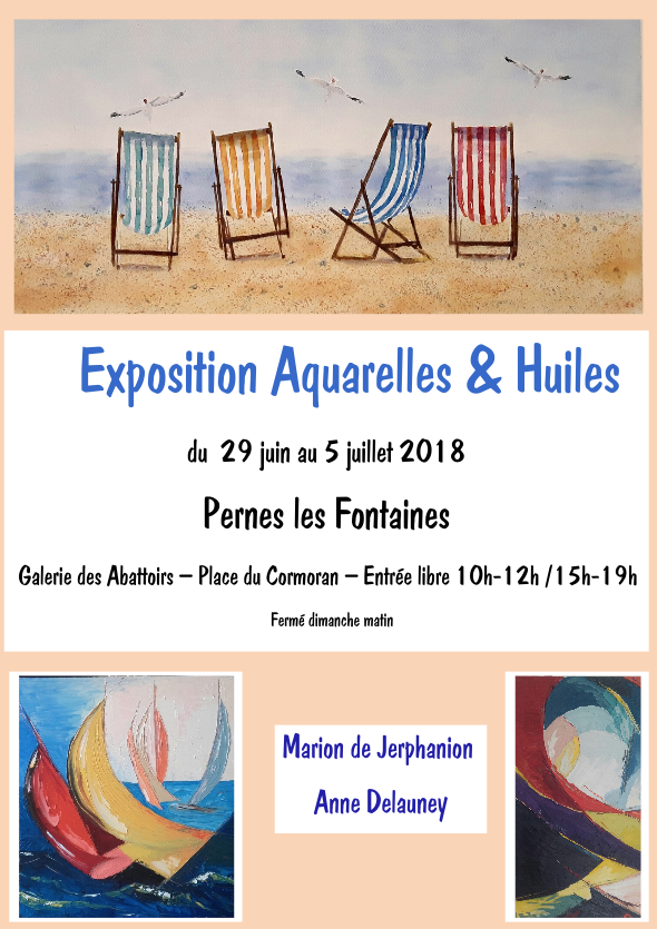 Exposition de peintures à l'huile et Aquarelle