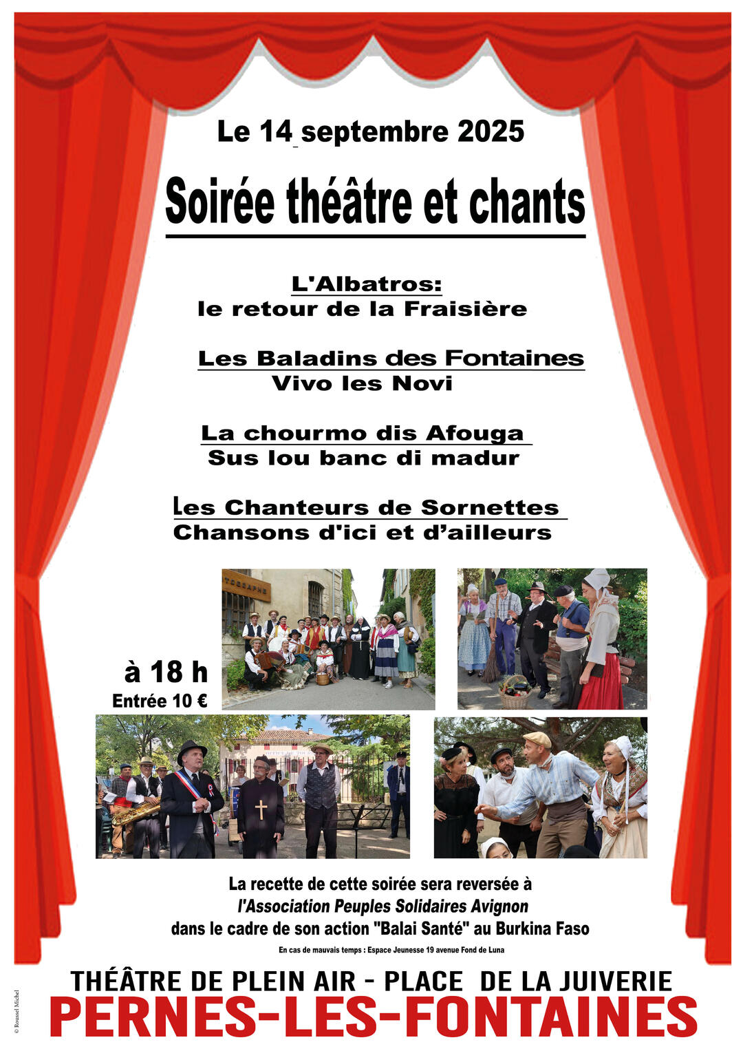 Soirée théâtrale avec l'albatros